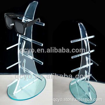 shenzhen QCY-G19 manufacturing multi-azimuth full view glasses display stand